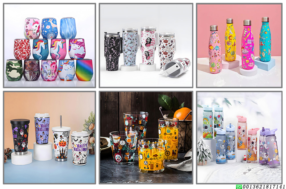 360 rotary UV printer/ Cylinder UV printer-UV printing on cylindrical drinkware items