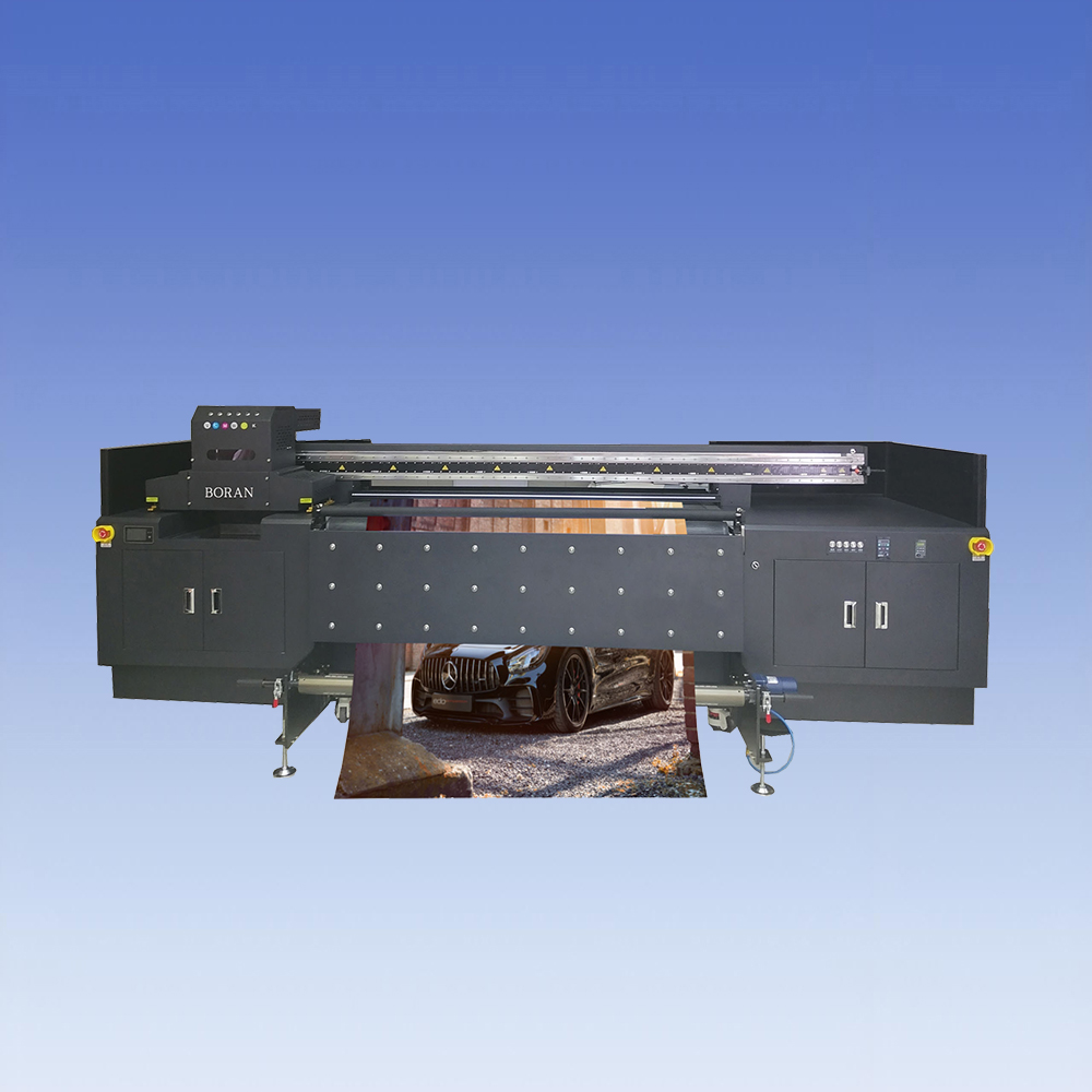 1.8m Flatbed and Roll UV Hybrid Printer  for KT board, PVC, Soft Film, Leather